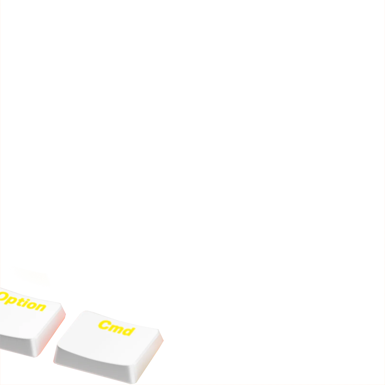 Keycaps Aura V3 White UK - Image 24