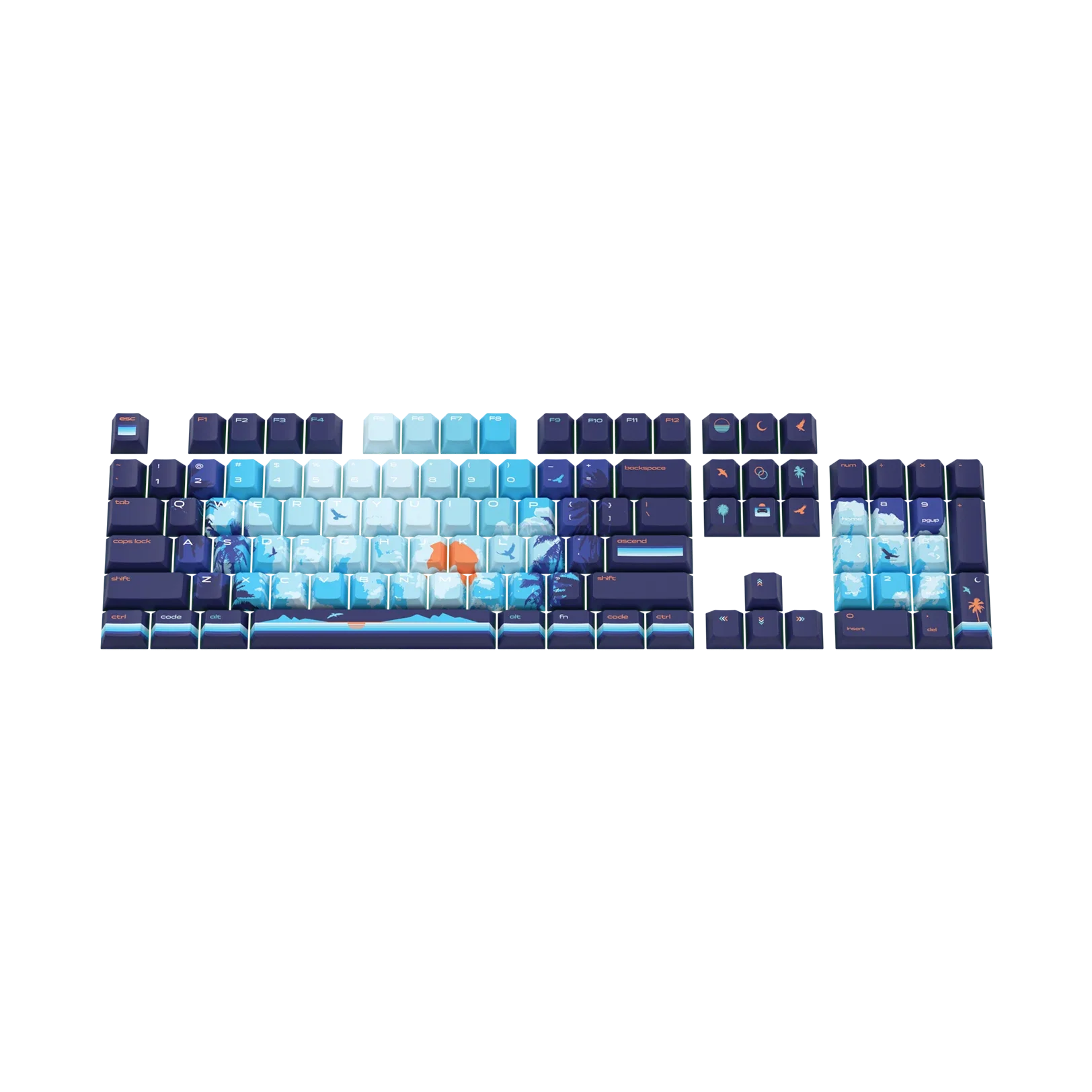 Keycaps Limited Edition Synth Sunrise US - Image 12