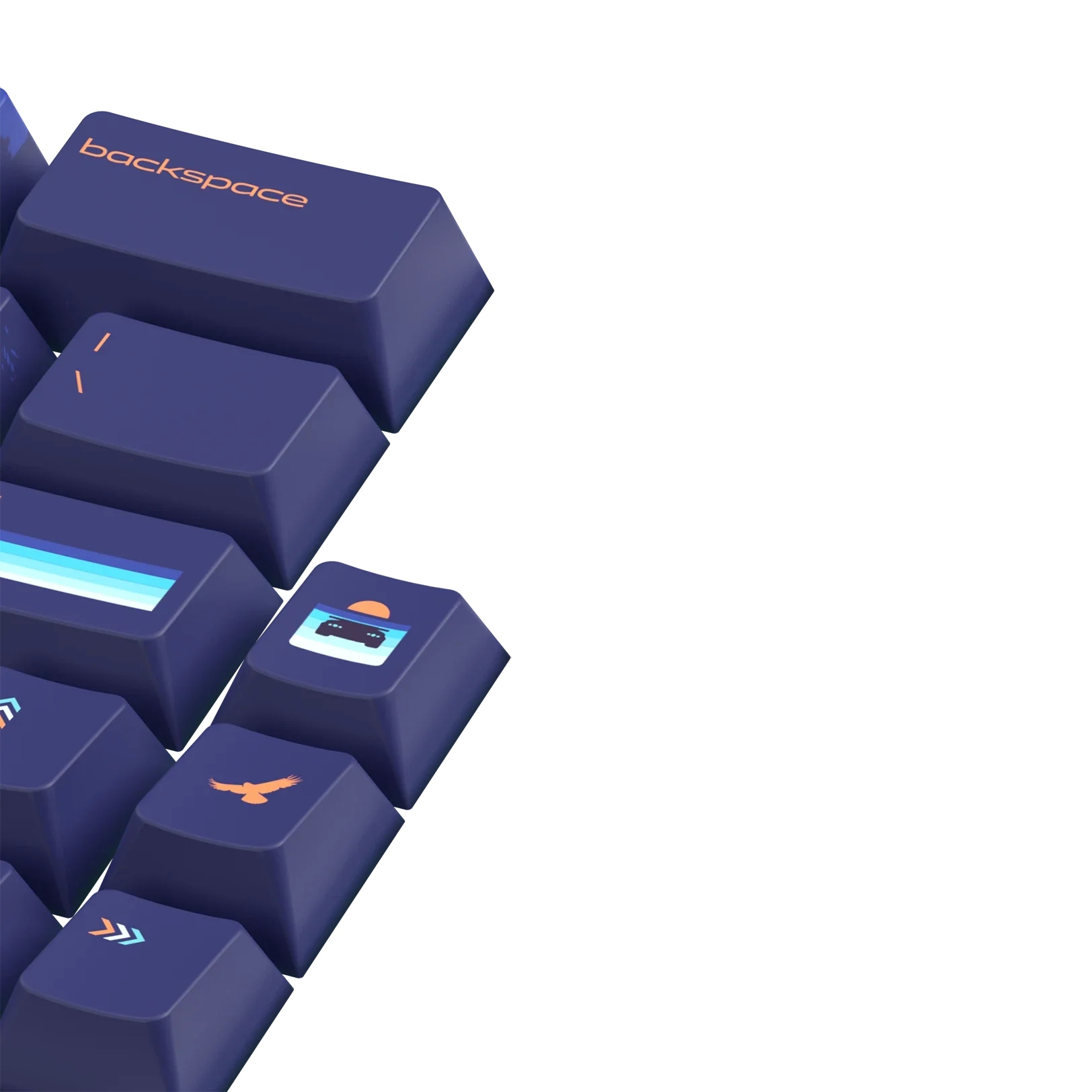 Keycaps Limited Edition Synth Sunrise US - Image 4