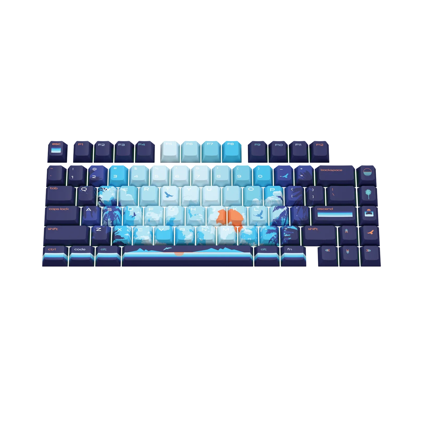 Keycaps Limited Edition Synth Sunrise US - Image 7