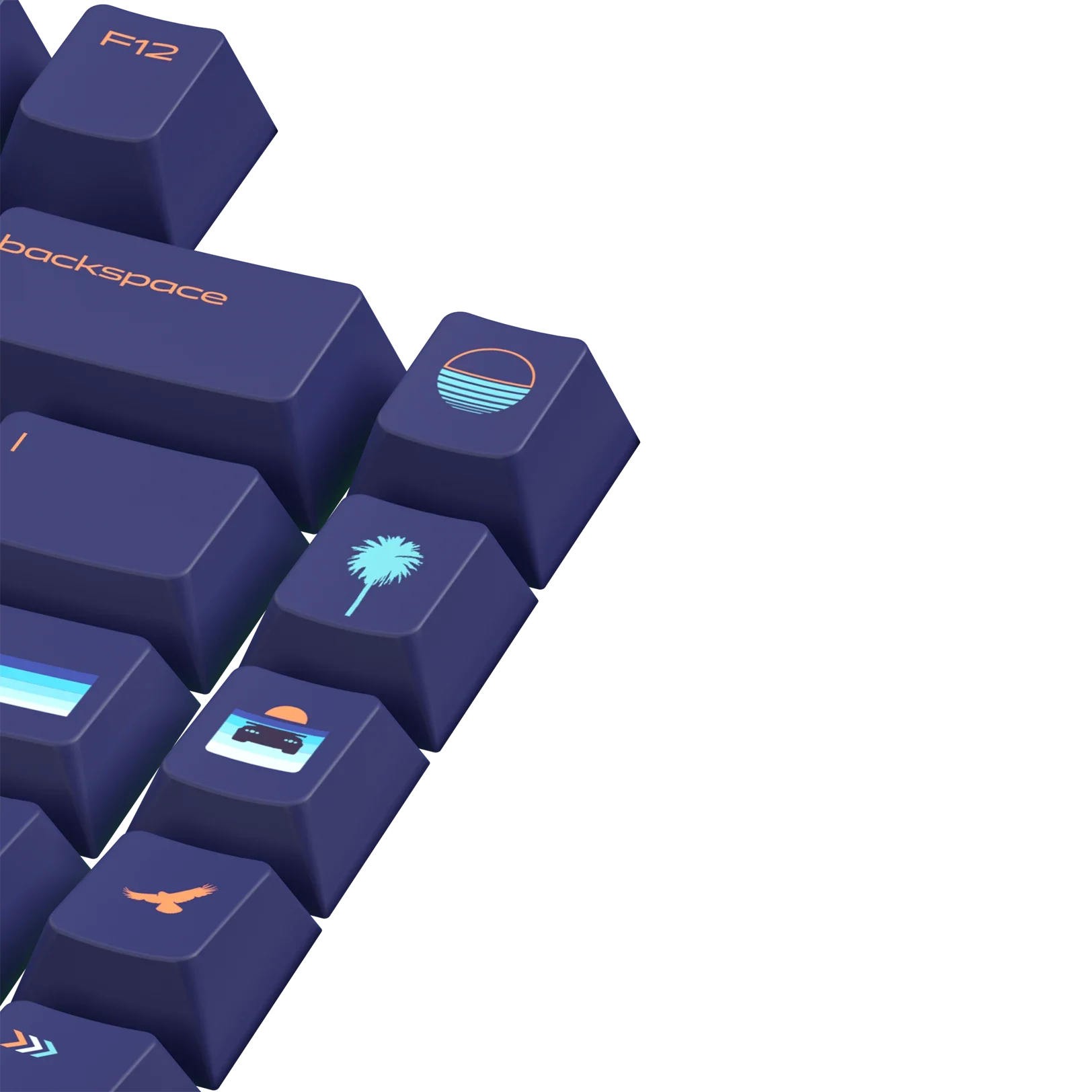 Keycaps Limited Edition Synth Sunrise US - Image 9
