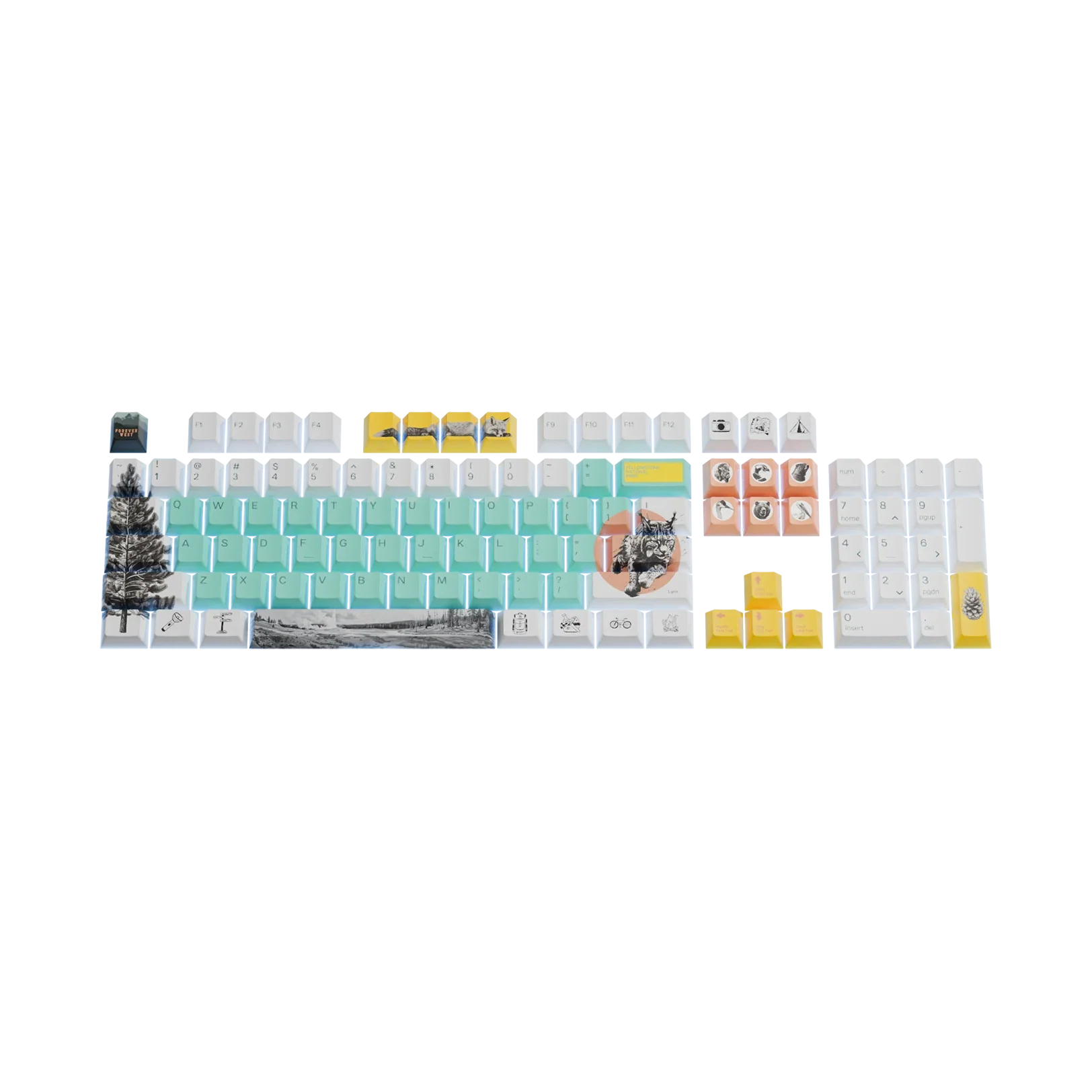 Keycaps Limited Edition Yellowstone US - Image 12