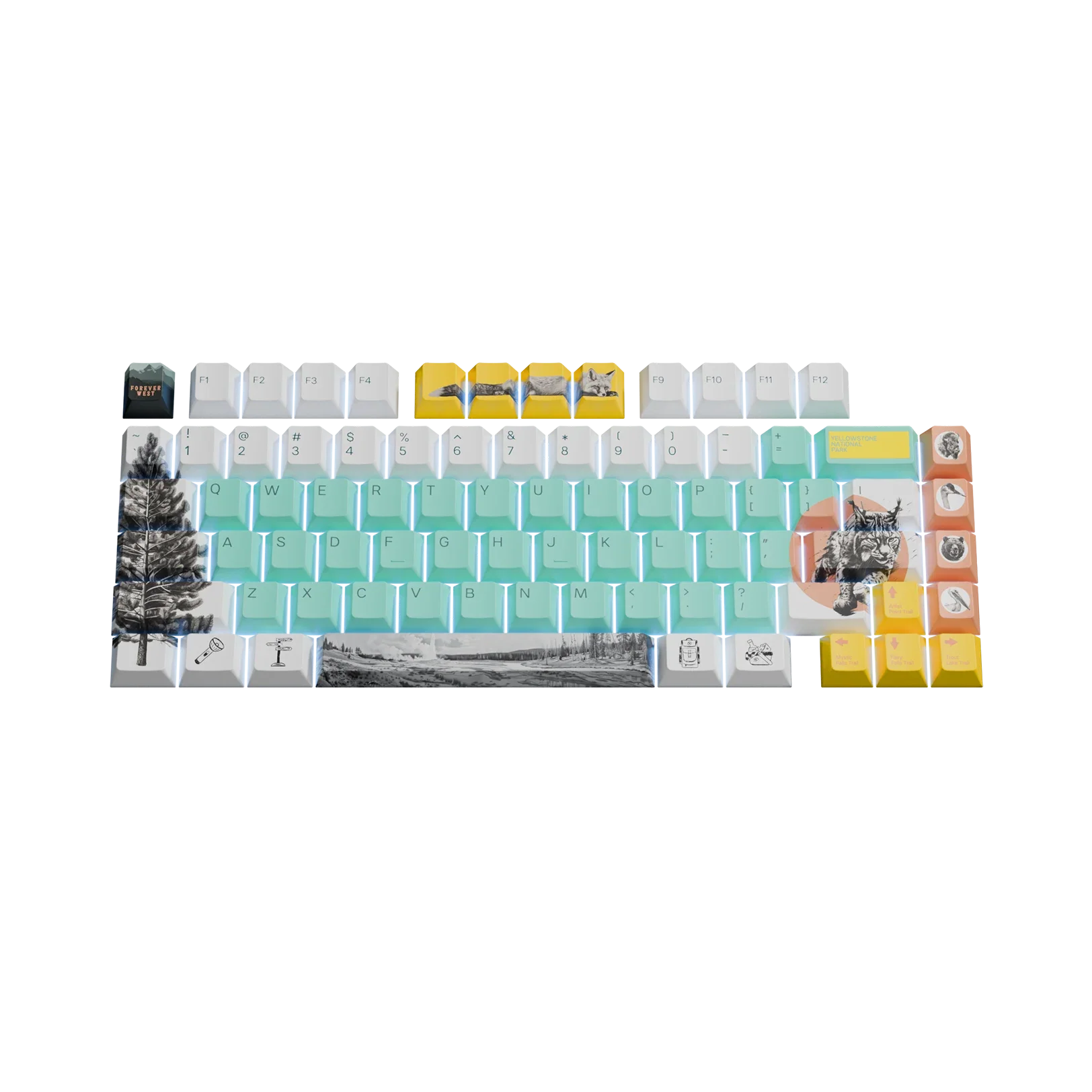 Keycaps Limited Edition Yellowstone US - Image 7