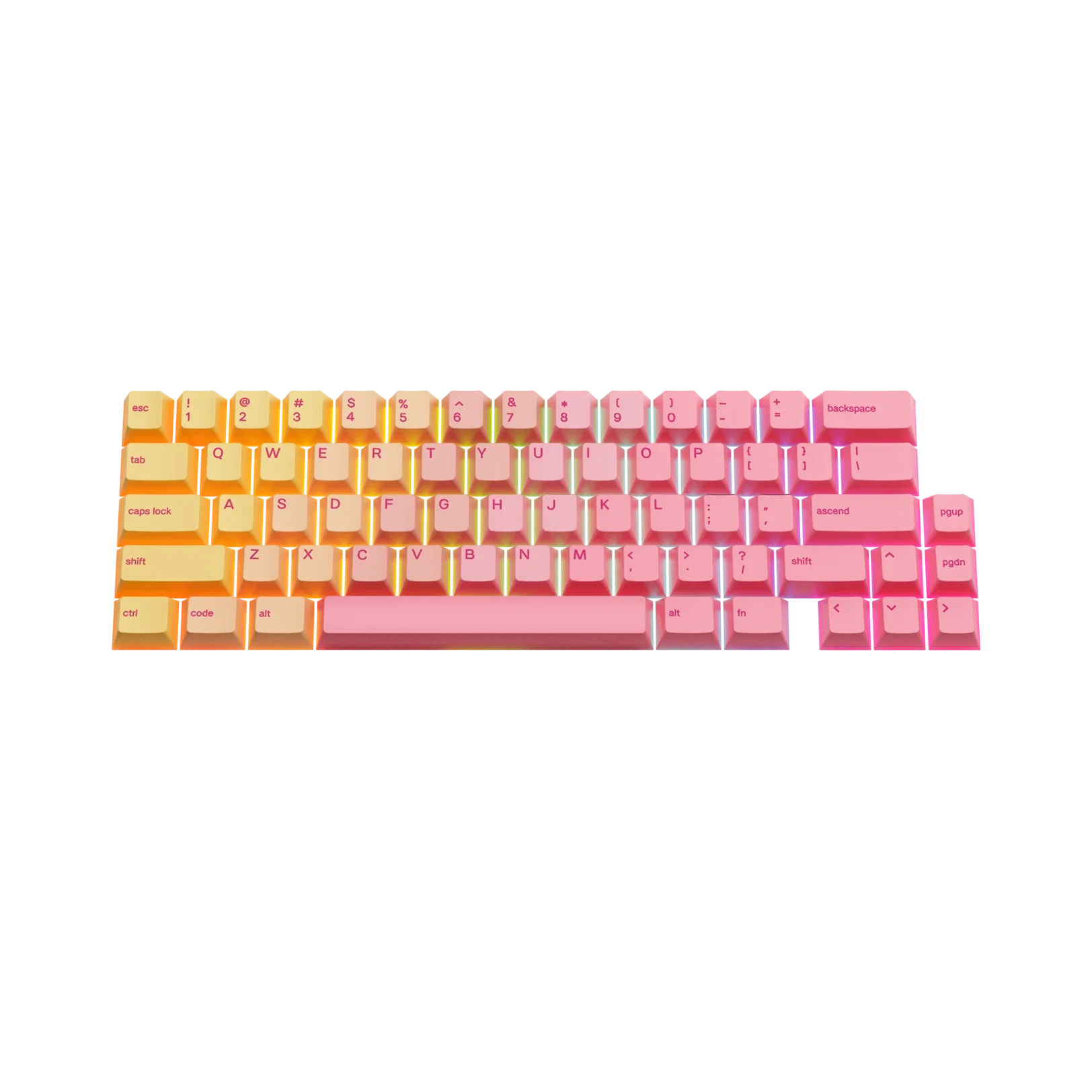 Keycaps Grapefruit US - Image 14