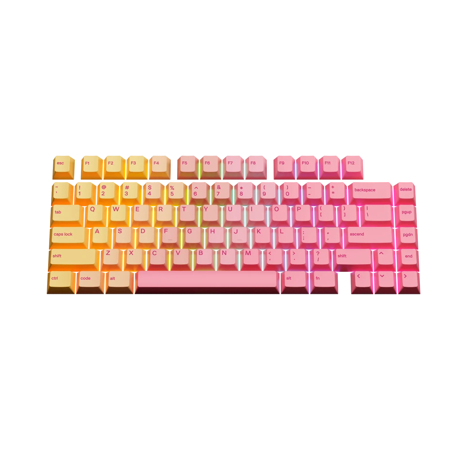 Keycaps Grapefruit US - Image 9